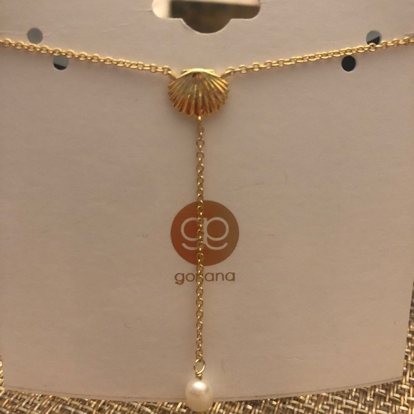 Gorjana Seashell 🐚 Charm Lariat Necklace - Picture 4 of 6